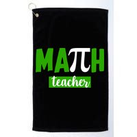 Math Teacher Pi Logo Golf Towel