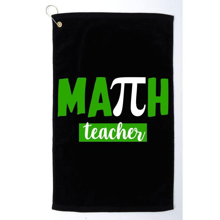Math Teacher Pi Logo Golf Towel
