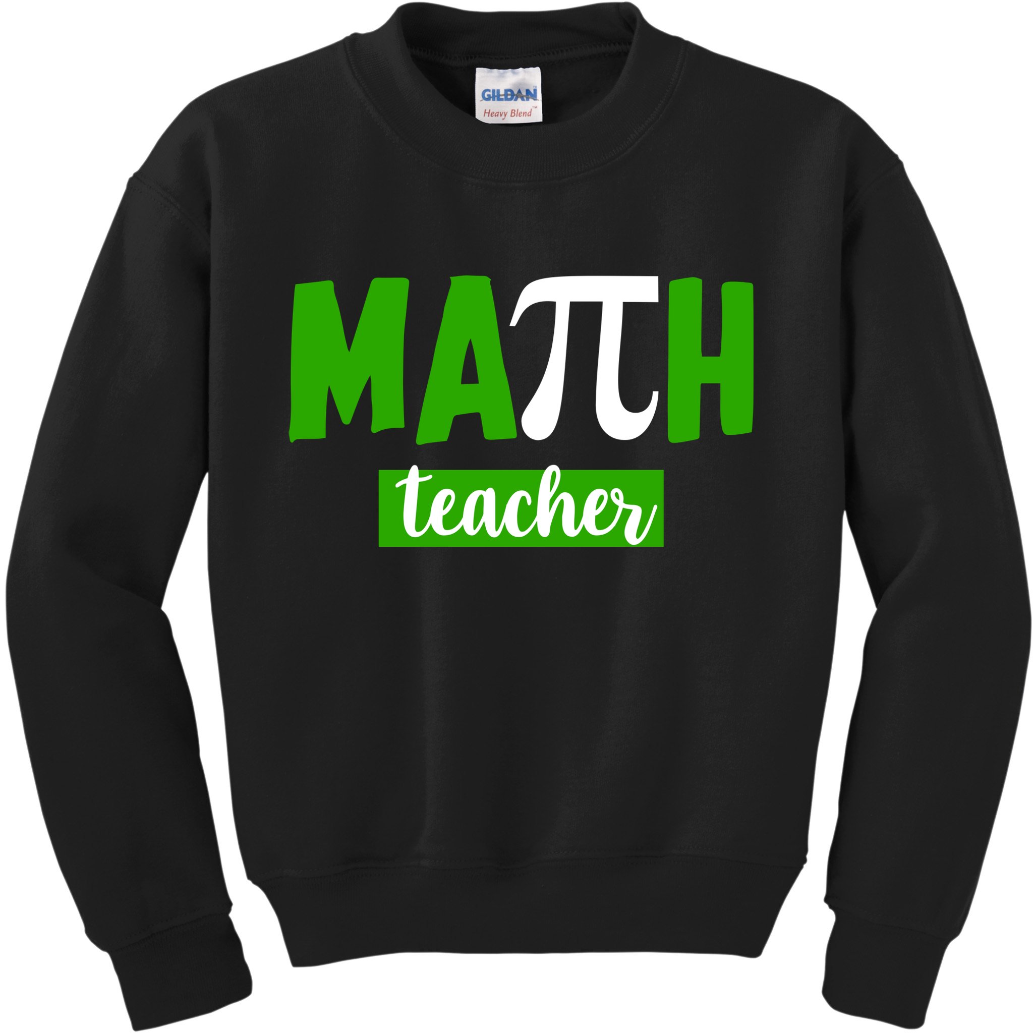 Math Teacher Pi Logo Kids Sweatshirt