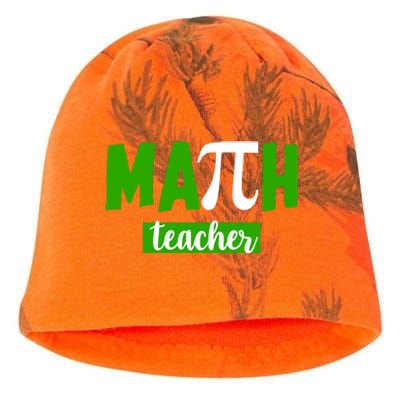 Math Teacher Pi Logo Kati - Camo Knit Beanie