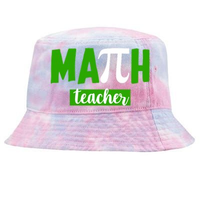 Math Teacher Pi Logo Tie-Dyed Bucket Hat