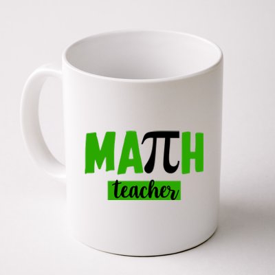 Math Teacher Pi Logo Coffee Mug