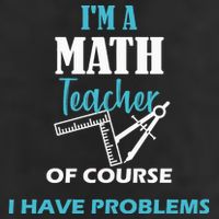 Math Teacher Problems 7 Panel Mesh Trucker Snapback Hat