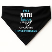 Math Teacher Problems USA-Made Doggie Bandana