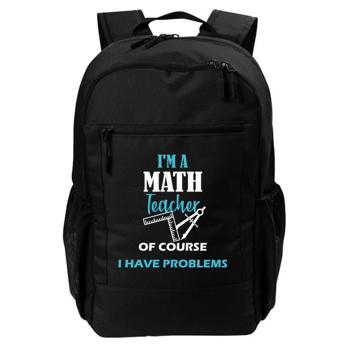 Math Teacher Problems Backpack