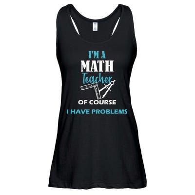 Math Teacher Problems Ladies Essential Flowy Tank