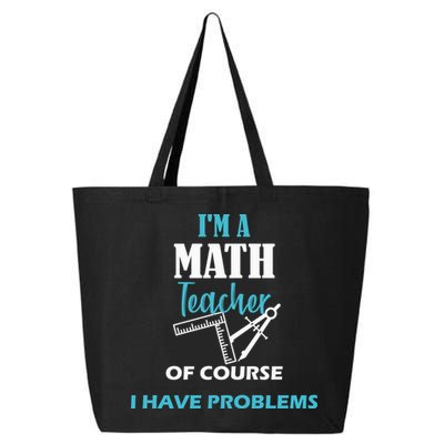 Math Teacher Problems 25L Jumbo Tote
