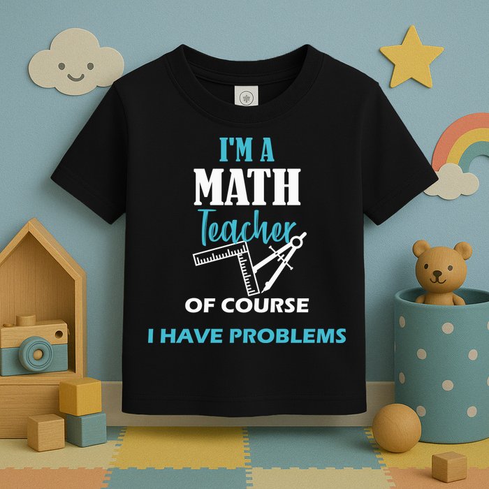 Math Teacher Problems Toddler T-Shirt
