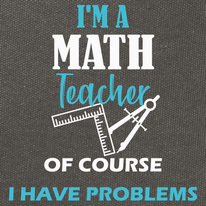 Math Teacher Problems Cotton Canvas Backpack