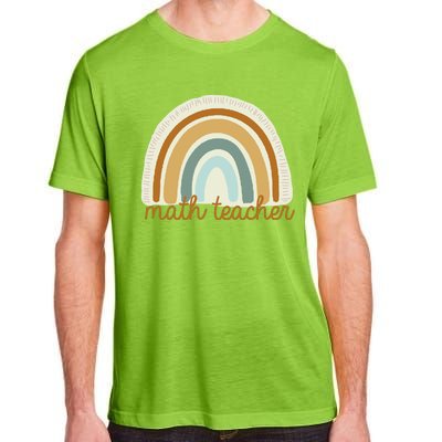 Math Teacher Rainbow Adult ChromaSoft Performance T-Shirt