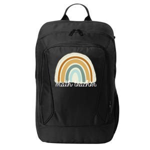 Math Teacher Rainbow City Backpack