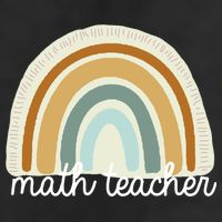 Math Teacher Rainbow Adult Drive Performance Visor