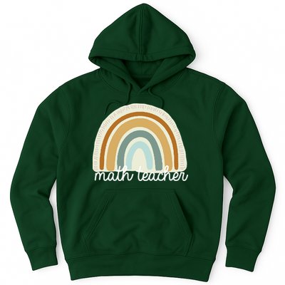 Math Teacher Rainbow Hoodie