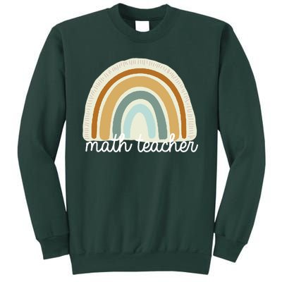 Math Teacher Rainbow Sweatshirt