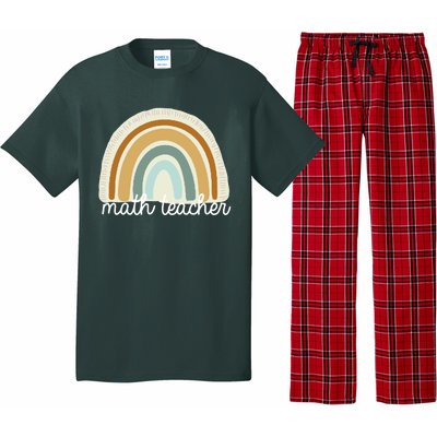 Math Teacher Rainbow Pajama Set