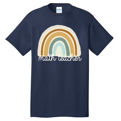 Math Teacher Rainbow Tall T-Shirt