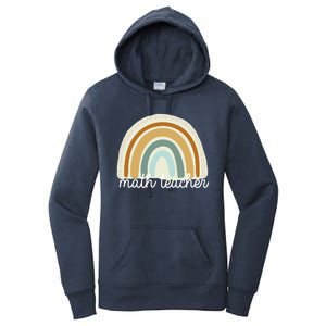 Math Teacher Rainbow Women's Pullover Hoodie