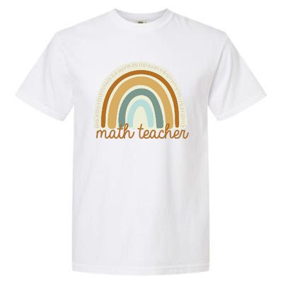 Math Teacher Rainbow Garment-Dyed Heavyweight T-Shirt