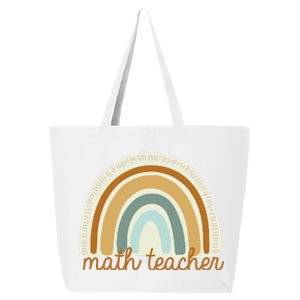 Math Teacher Rainbow 25L Jumbo Tote