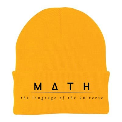 Math The Language Of The Universe Knit Cap Winter Beanie