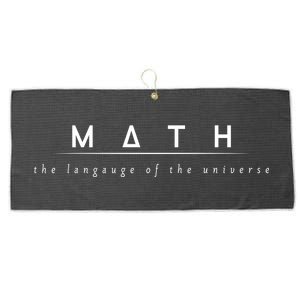 Math The Language Of The Universe Large Microfiber Waffle Golf Towel