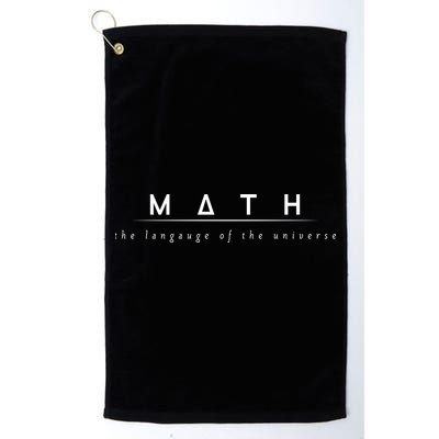 Math The Language Of The Universe Golf Towel