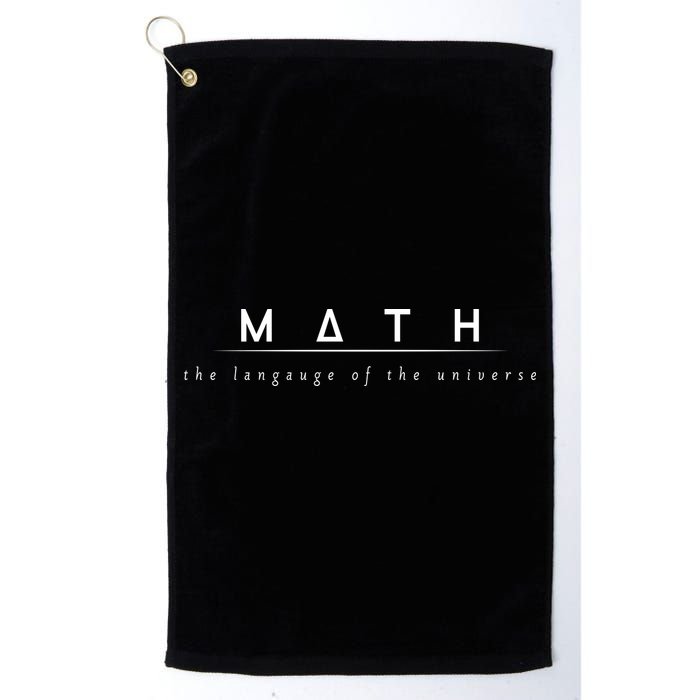 Math The Language Of The Universe Golf Towel