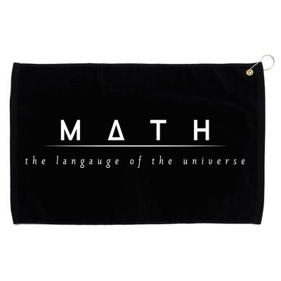 Math The Language Of The Universe Grommeted Golf Towel