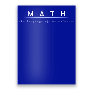 Math The Language Of The Universe Poster