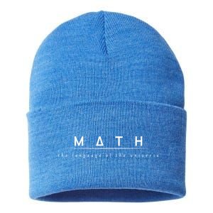 Math The Language Of The Universe Sustainable Knit Beanie