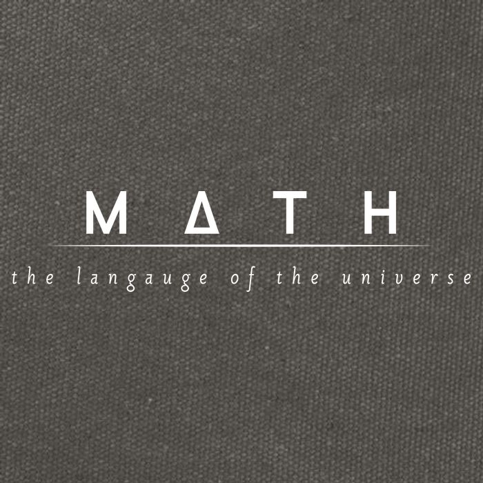 Math The Language Of The Universe Cotton Canvas Backpack