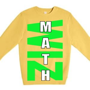 Math Wiz Logo Premium Crewneck Sweatshirt