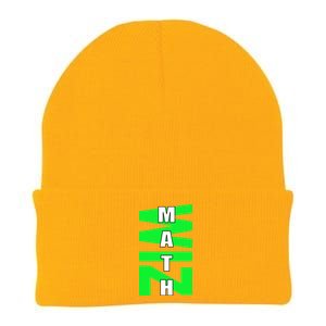 Math Wiz Logo Knit Cap Winter Beanie