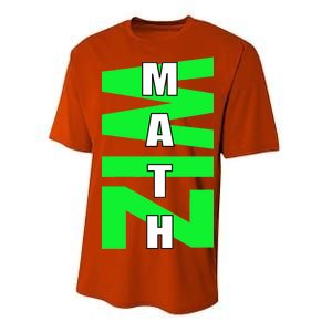 Math Wiz Logo Performance Sprint T-Shirt