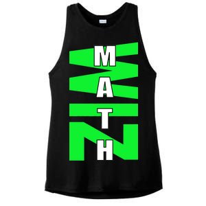 Math Wiz Logo Ladies PosiCharge Tri-Blend Wicking Tank