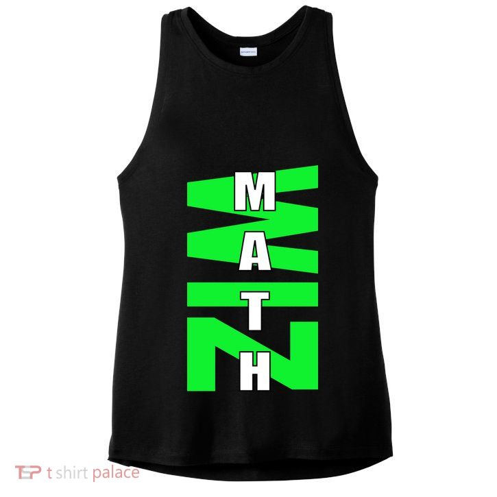 Math Wiz Logo Ladies PosiCharge Tri-Blend Wicking Tank