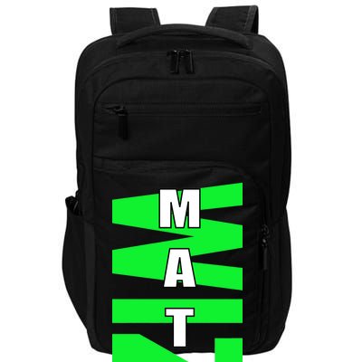 Math Wiz Logo Impact Tech Backpack