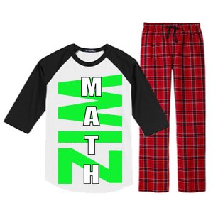 Math Wiz Logo Raglan Sleeve Pajama Set