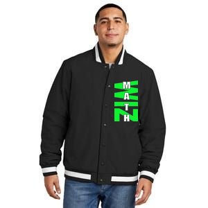 Math Wiz Logo Insulated Varsity Jacket