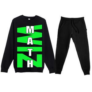 Math Wiz Logo Premium Crewneck Sweatsuit Set