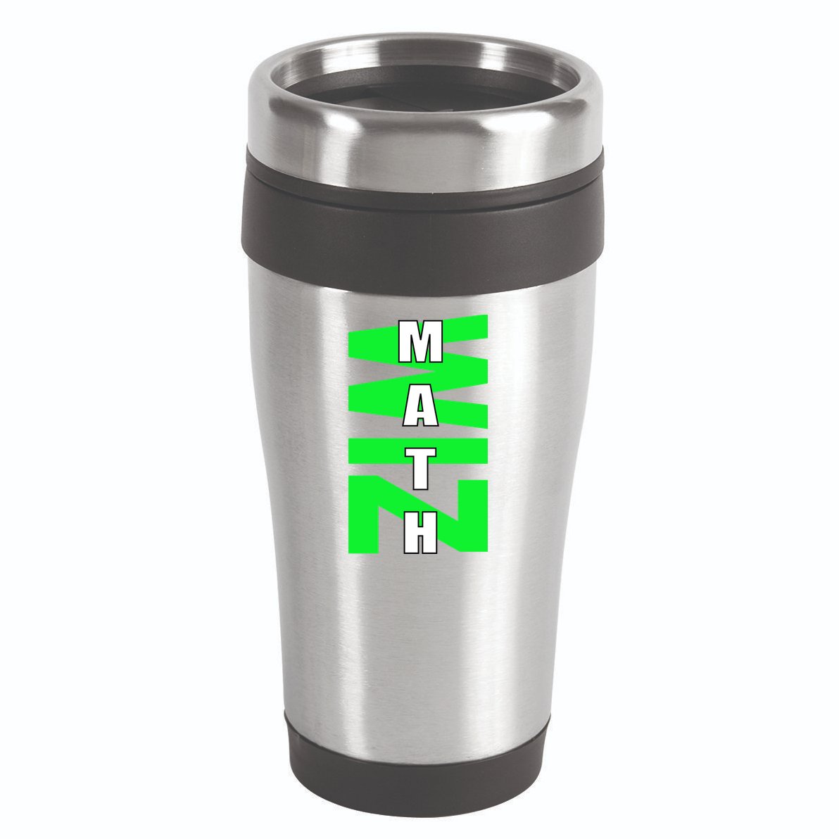 Math Wiz Logo 16oz Travel Tumbler