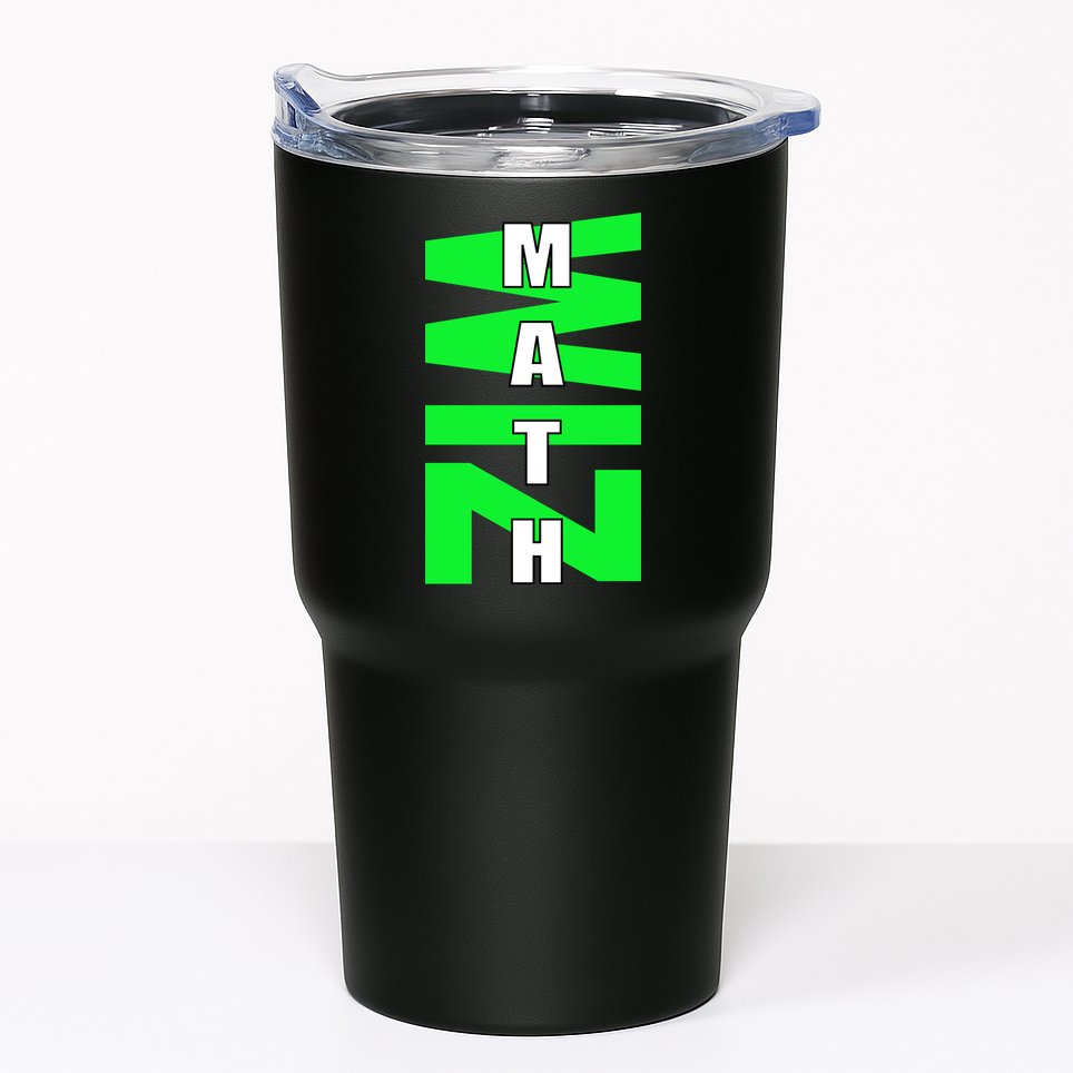 Math Wiz Logo Tumbler