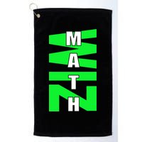Math Wiz Logo Golf Towel