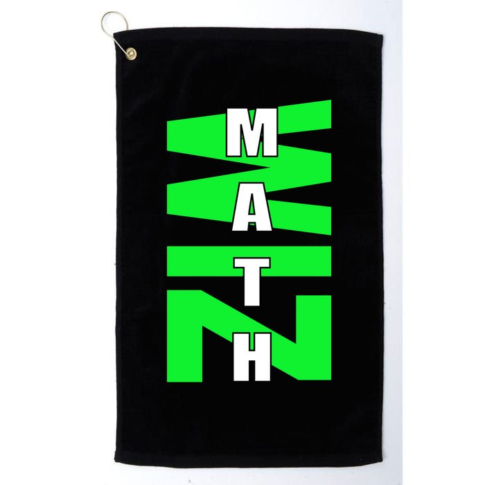 Math Wiz Logo Golf Towel