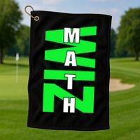 Math Wiz Logo Golf Towel