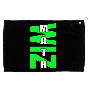 Math Wiz Logo Grommeted Golf Towel