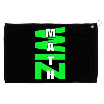 Math Wiz Logo Grommeted Golf Towel