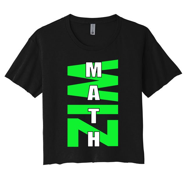 Math Wiz Logo Crop Top