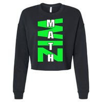 Math Wiz Logo Cropped Pullover Crew