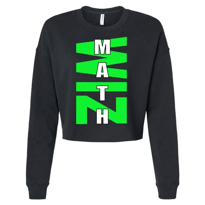 Math Wiz Logo Cropped Pullover Crew